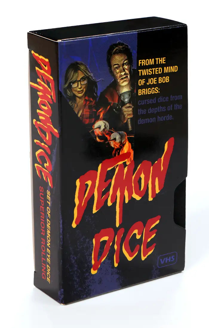 Joe Bob Briggs Last Drive-In VHS Demon Dice | Limited Edition Charity Dice!