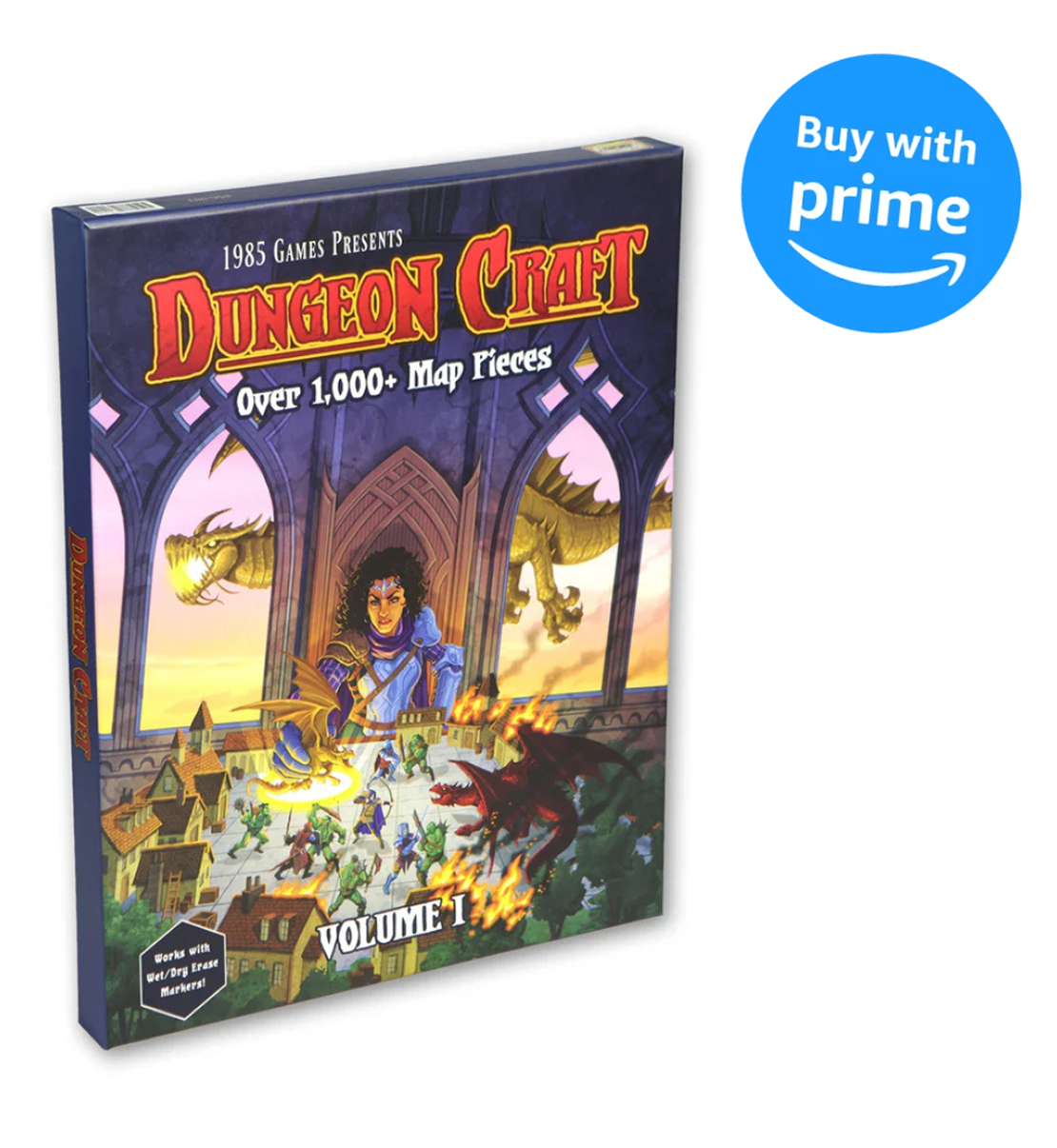 Dungeon Craft Volume 1 RPG Terrain Maps Set for DND and Tabletop Campaigns
