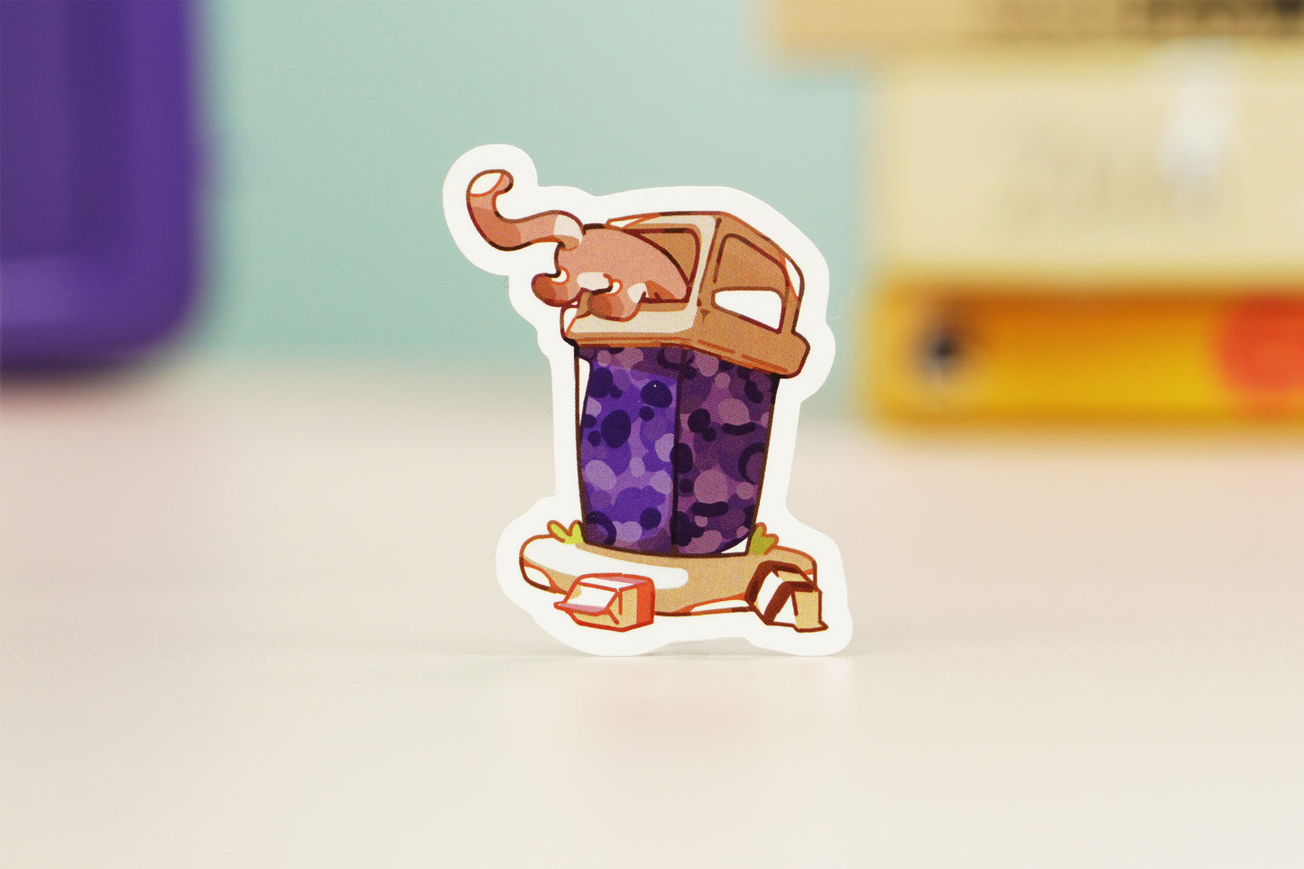 Blackberry Kawaii Cat Dice Set – Milk Carton