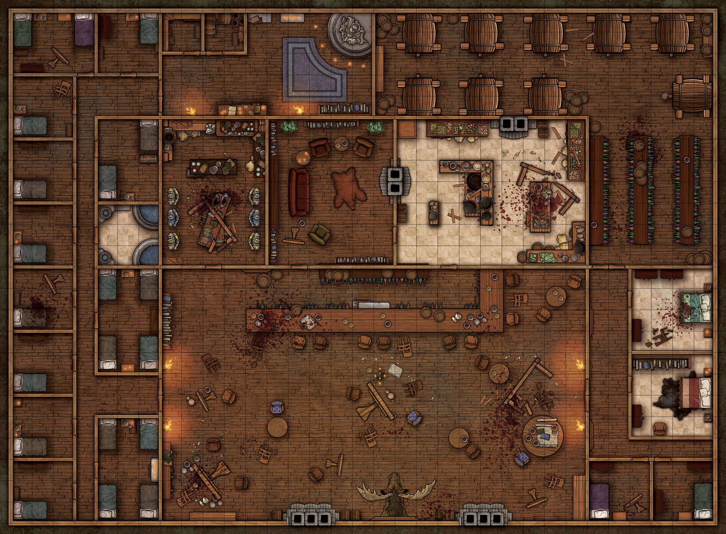 Digital Map: Giant Tavern RPG Map Pack for Dungeons and Dragons