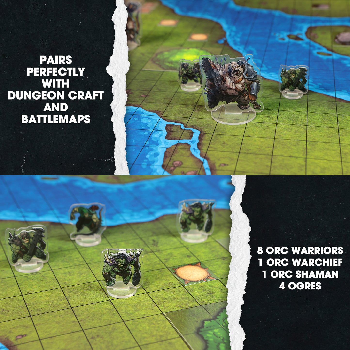 Flat Pack Miniatures Orc Party - 1985 Games