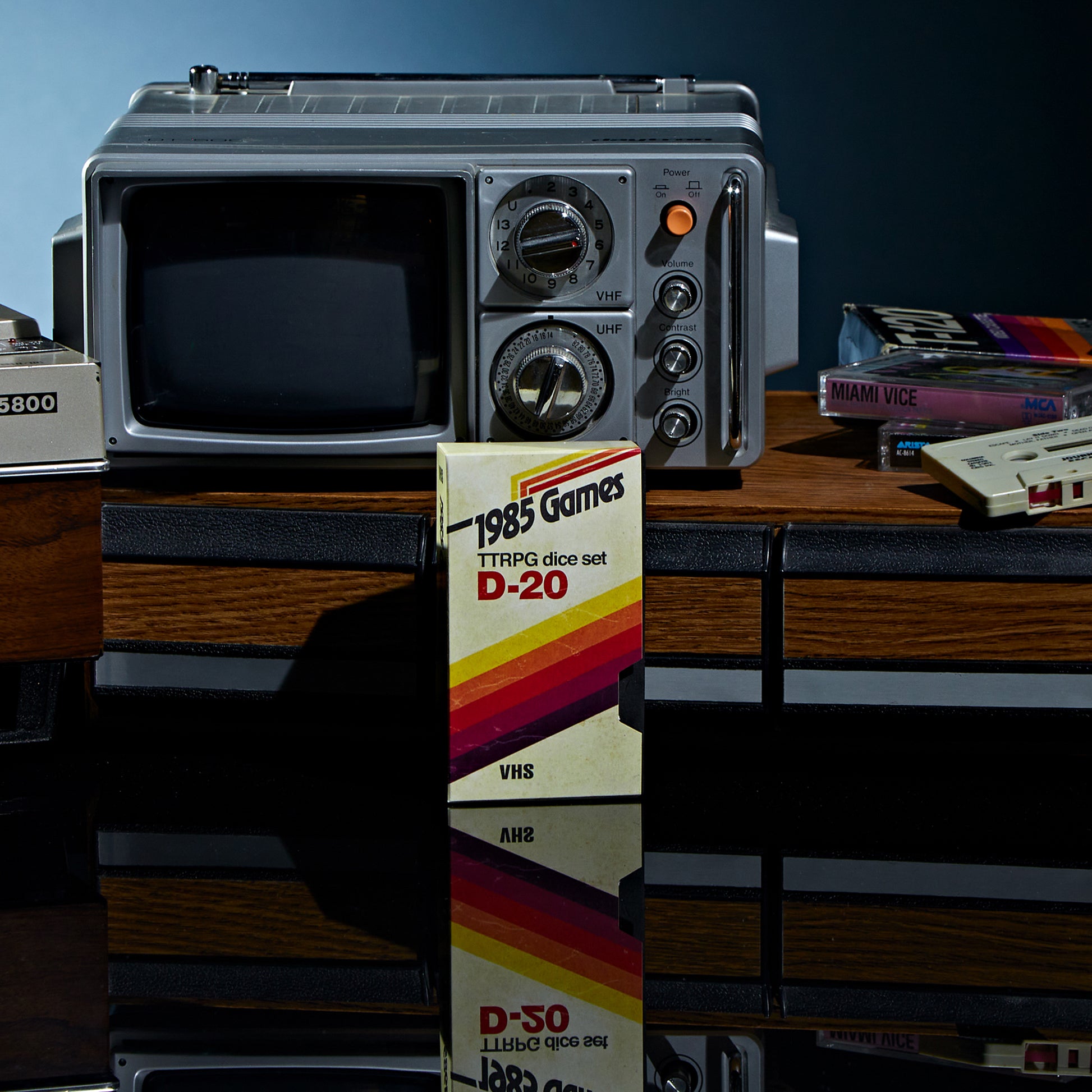 VHS Dice: Ruby Red - 1985 Games