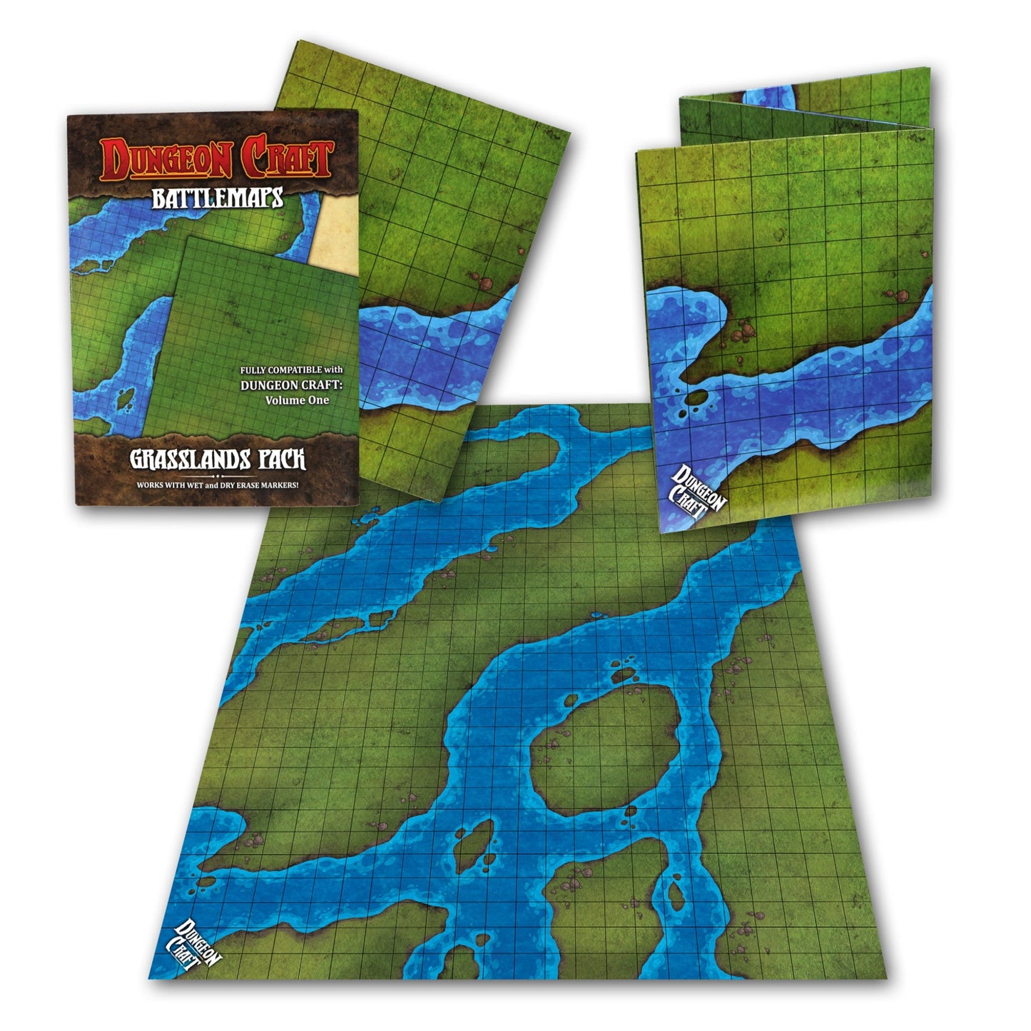 BattleMap: Grasslands | TTRPG Terrain Battle Map