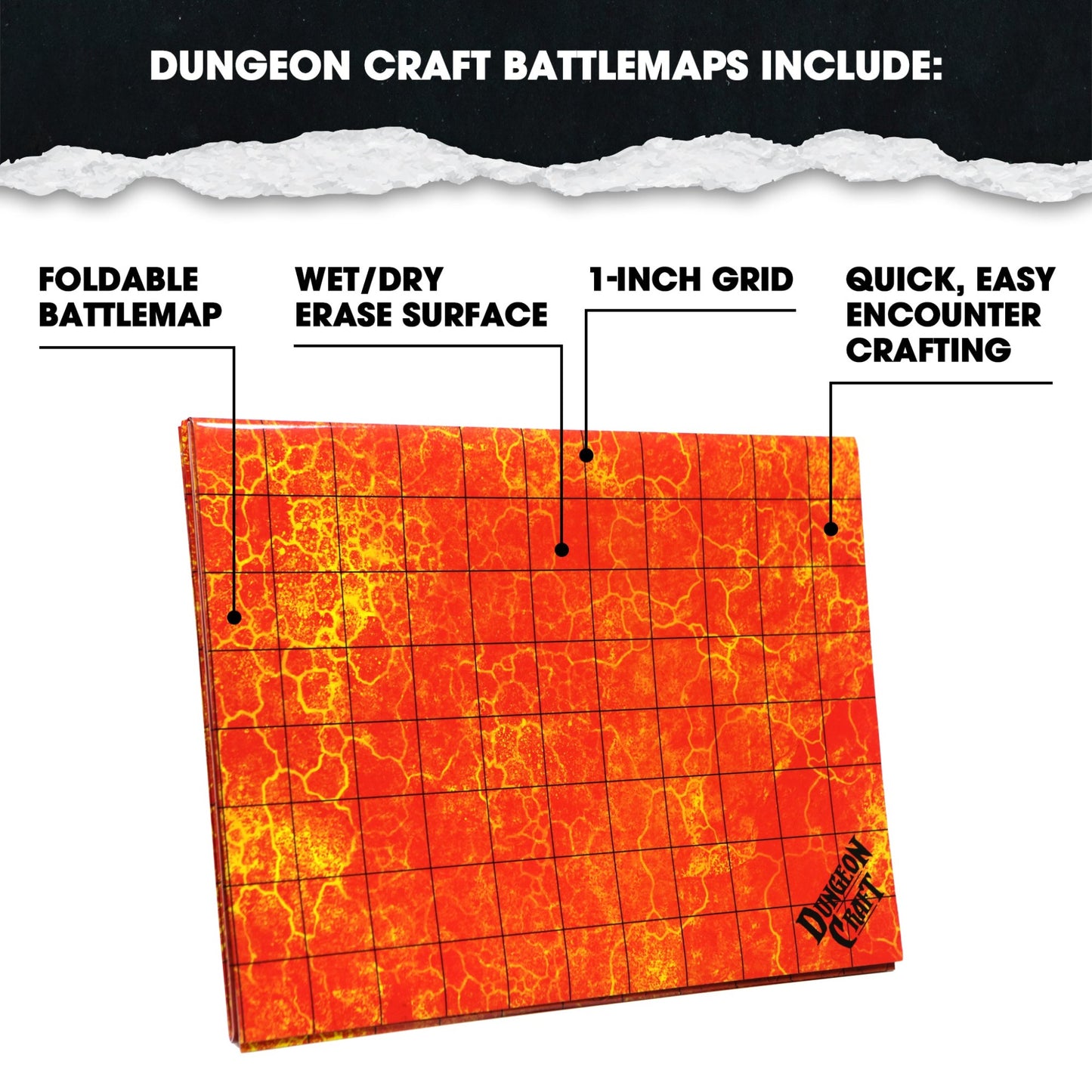 BattleMap: Hell | TTRPG Terrain Battle Map