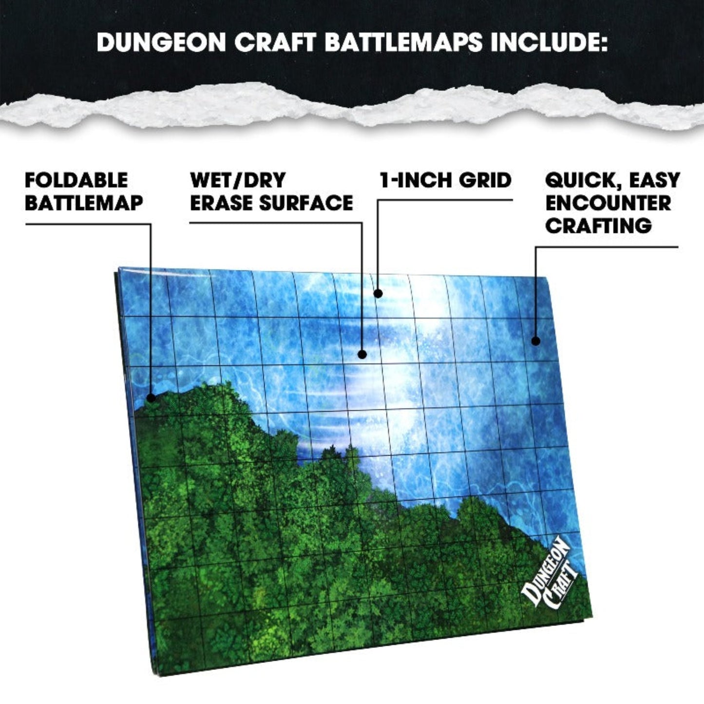 BattleMap: Jungle Floor | TTRPG Terrain Battle Map