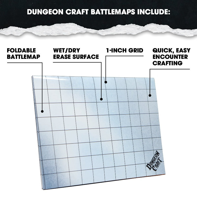 BattleMap: Snow & Wood | TTRPG Terrain Battle Map