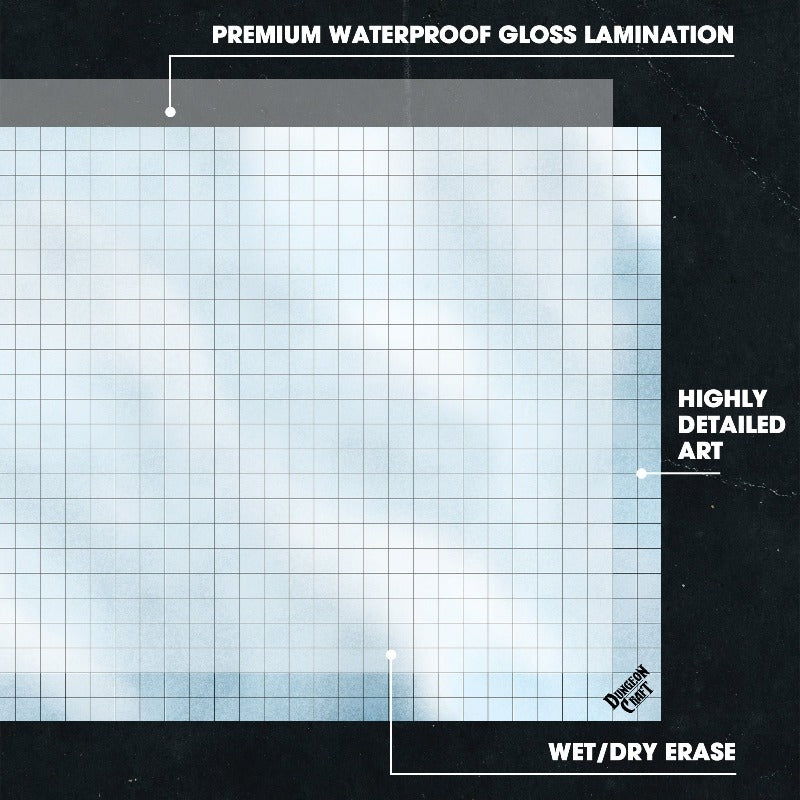 BattleMap: Snow & Wood | TTRPG Terrain Battle Map
