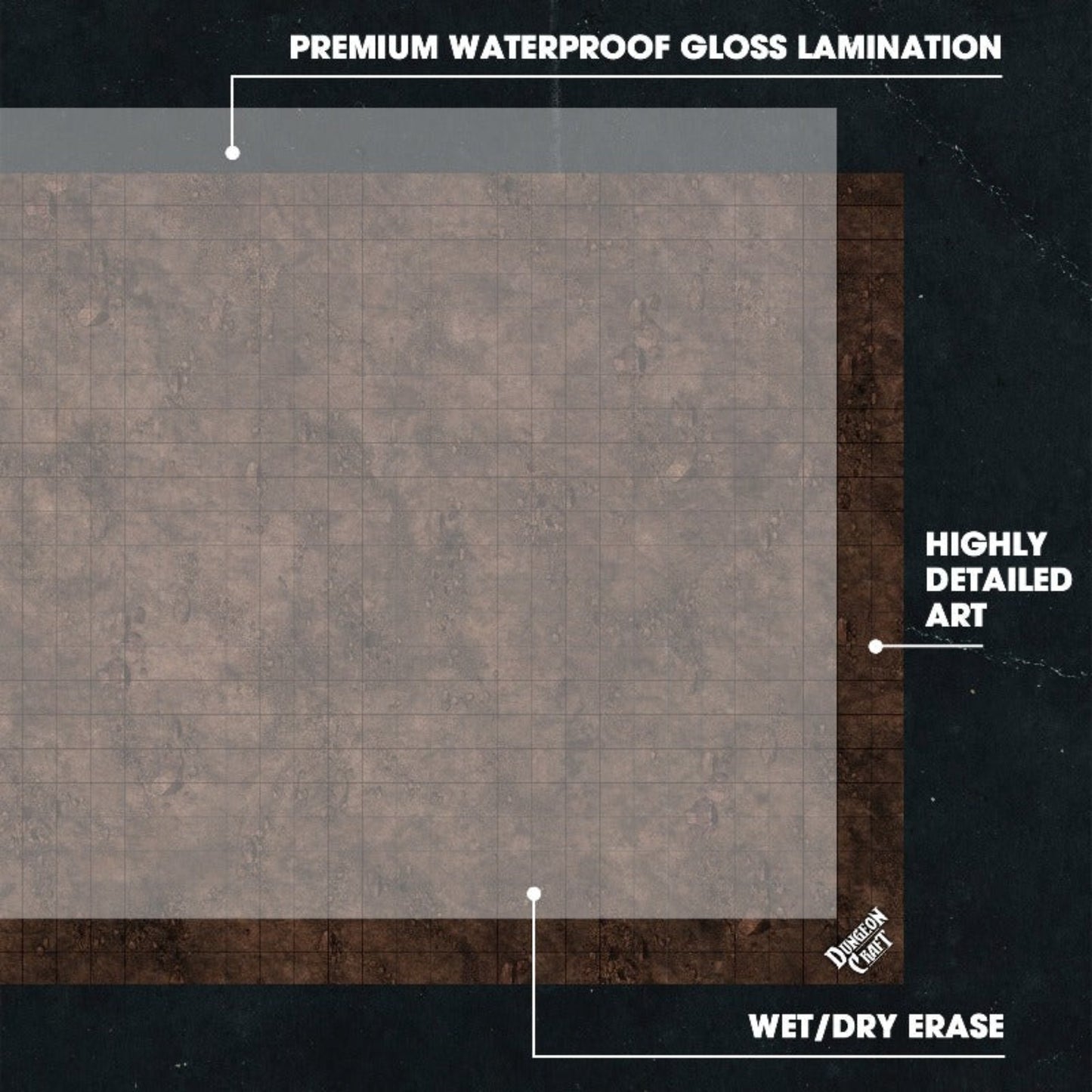 BattleMap: Turned Earth | TTRPG Terrain Battle Map