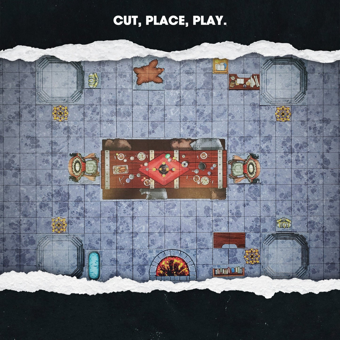 Dungeon Craft: Castles & Keeps | TTRPG Terrain Map Titles