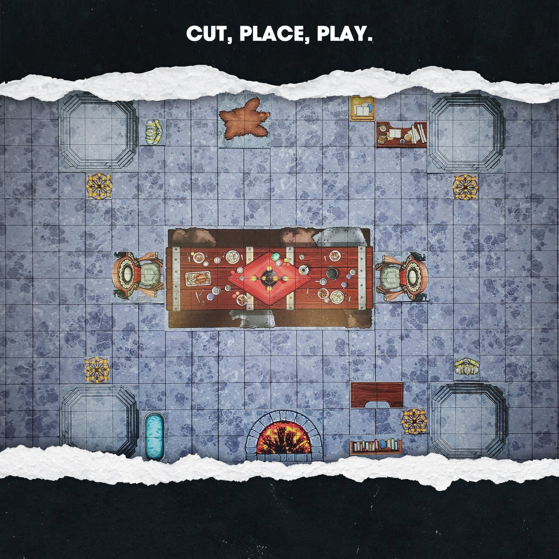 Dungeon Craft: Castles & Keeps | TTRPG Terrain Map Titles