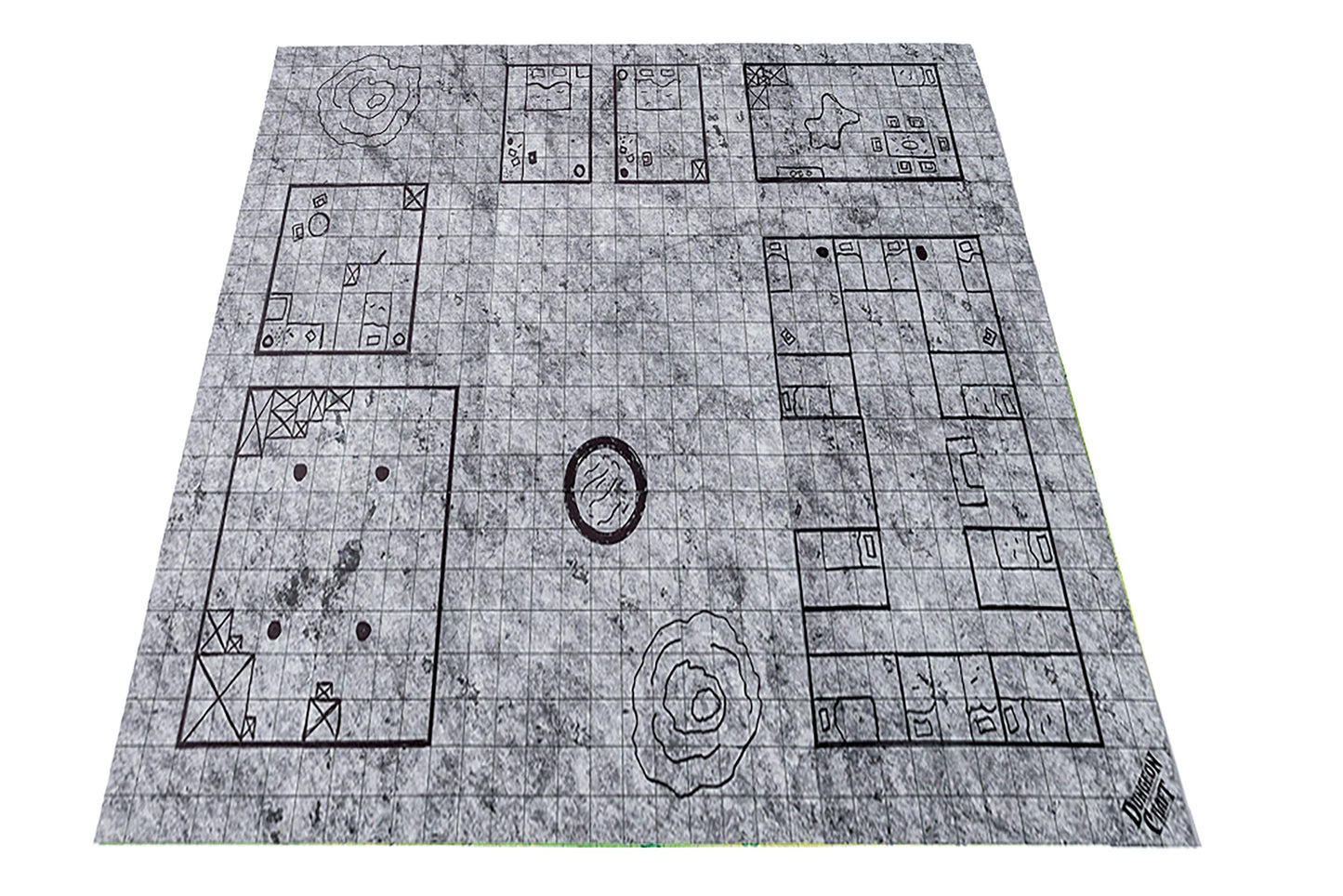 Dungeon Craft City and Dungeon Battle Map for D&D and TTRPG