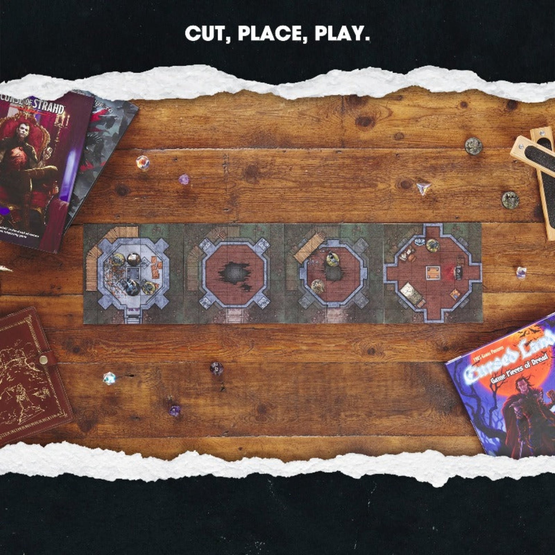 Dungeon Craft: Cursed Lands | TTRPG Terrain Map Titles
