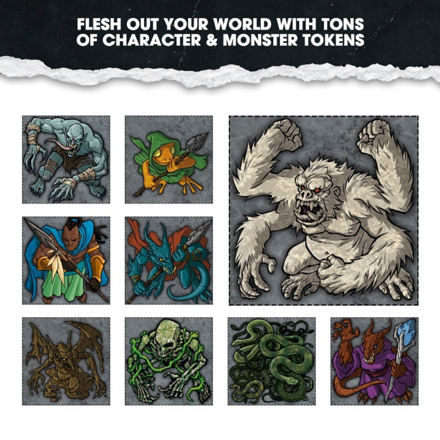 Dungeon Craft: Fallen Kingdom | TTRPG Terrain Map Titles