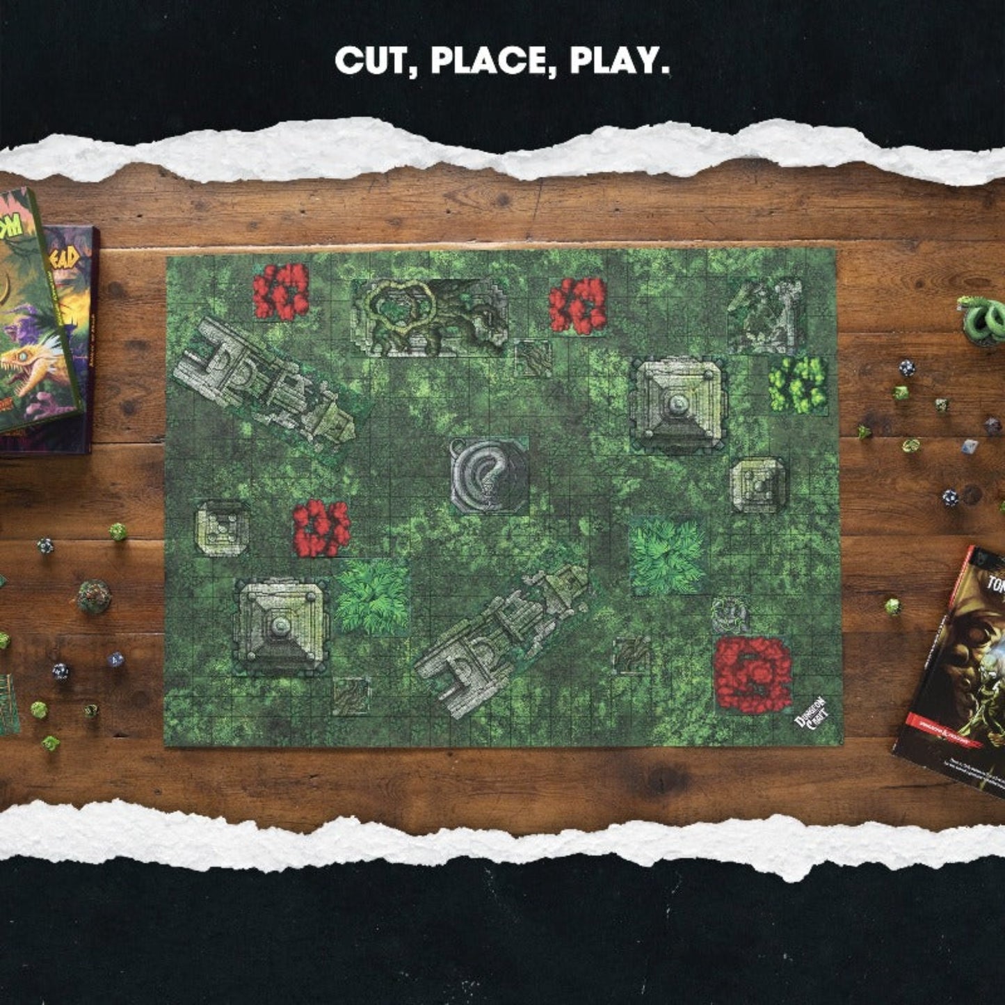 Dungeon Craft: Fallen Kingdom | TTRPG Terrain Map Titles