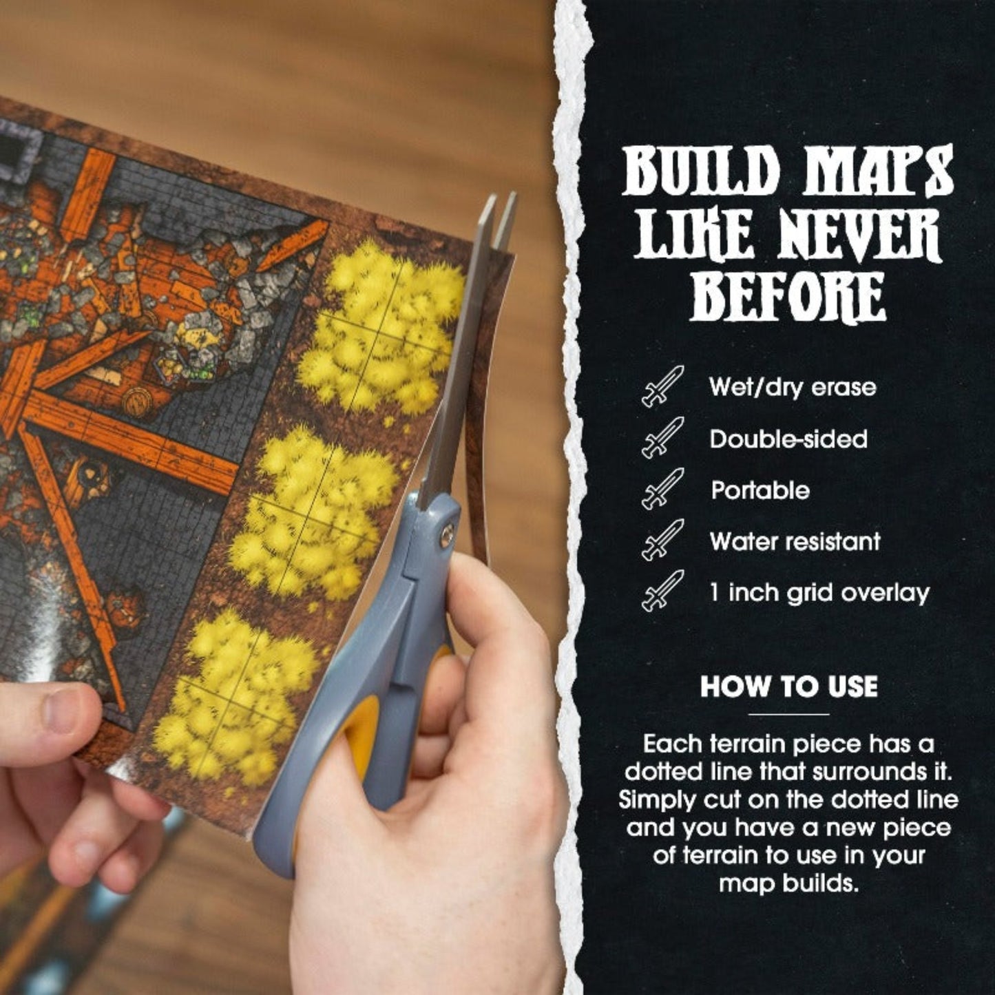 Dungeon Craft: Hell & Highwater | TTRPG Terrain Map Titles