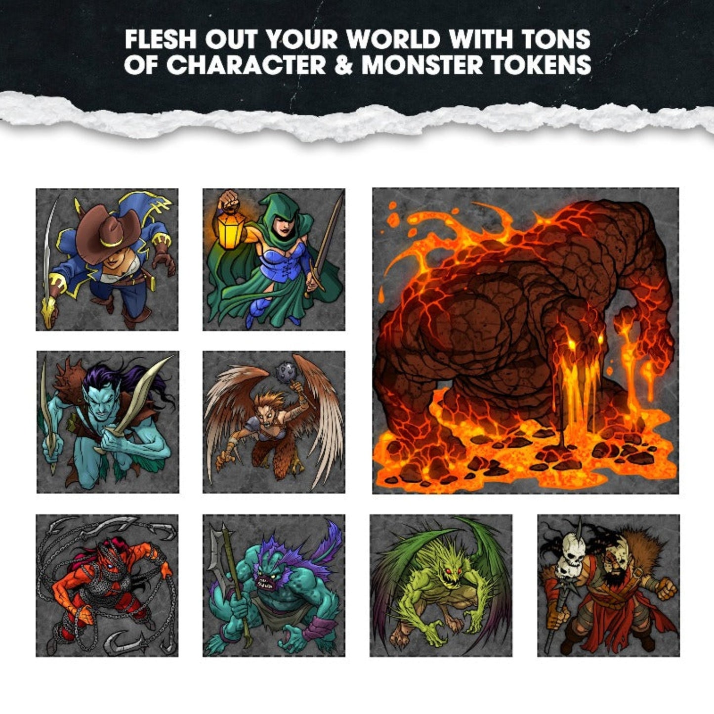 Dungeon Craft: Hell & Highwater | TTRPG Terrain Map Titles