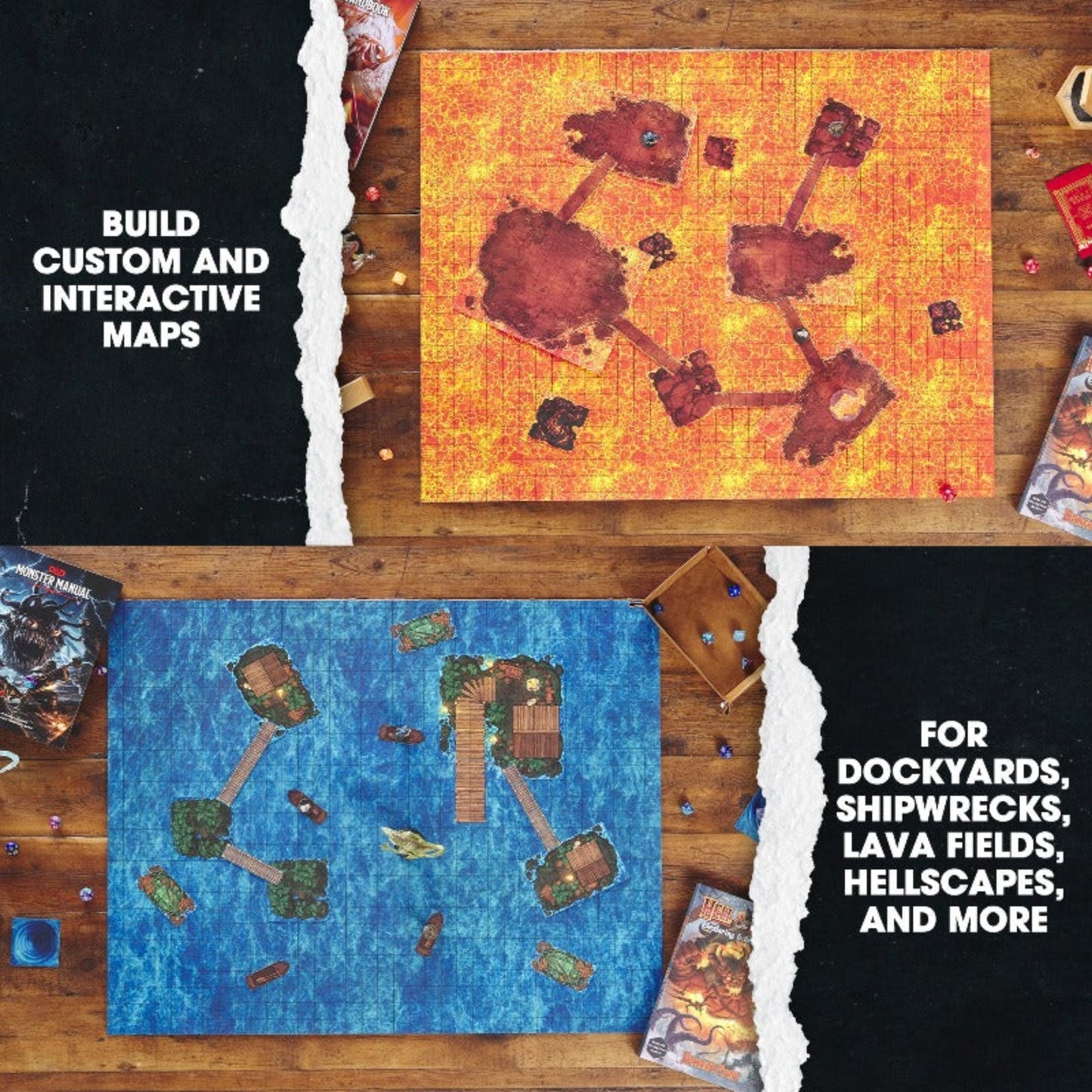 Dungeon Craft: Hell & Highwater | TTRPG Terrain Map Titles