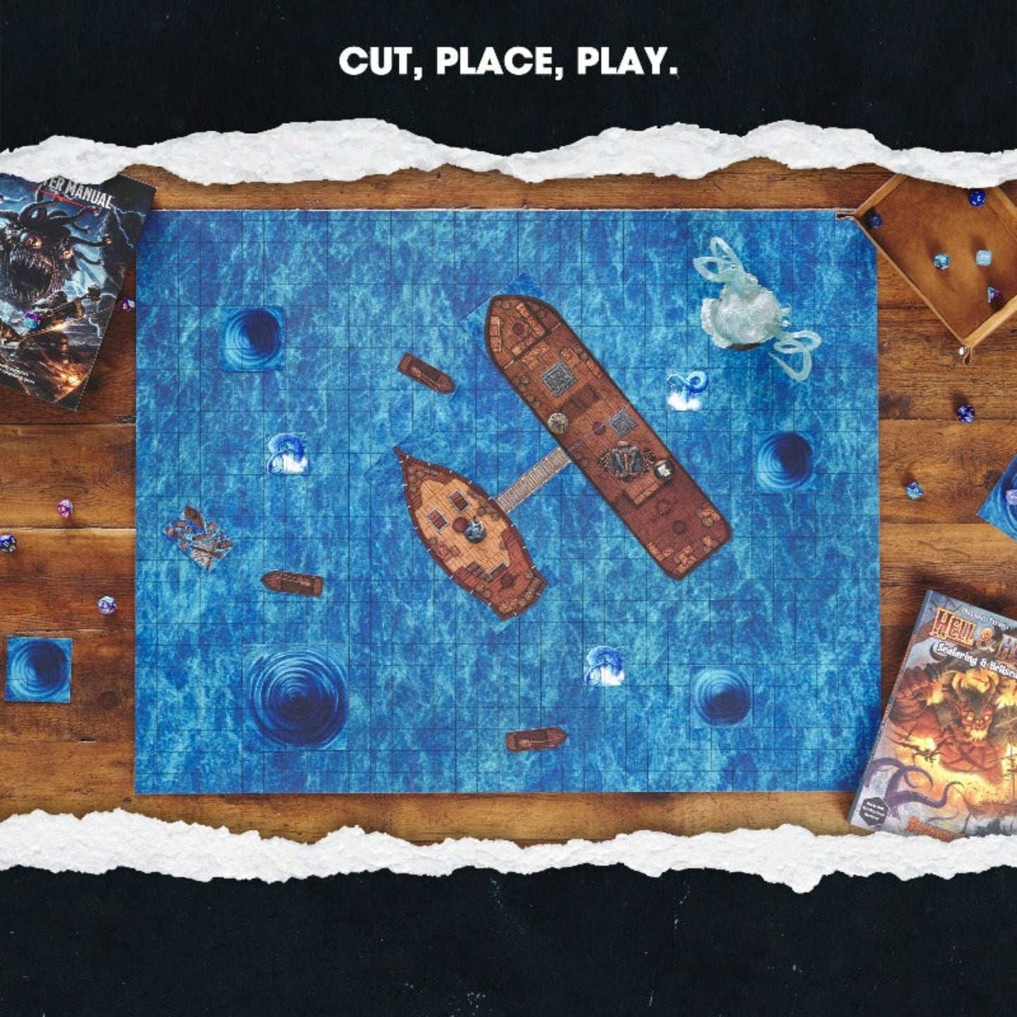 Dungeon Craft: Hell & Highwater | TTRPG Terrain Map Titles