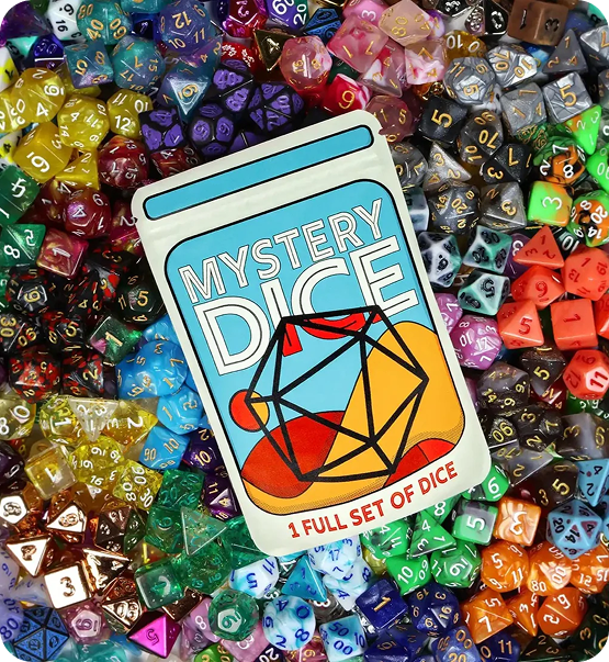 Mystery Dice Set β Handpacked in Portland, 100's of different dice!