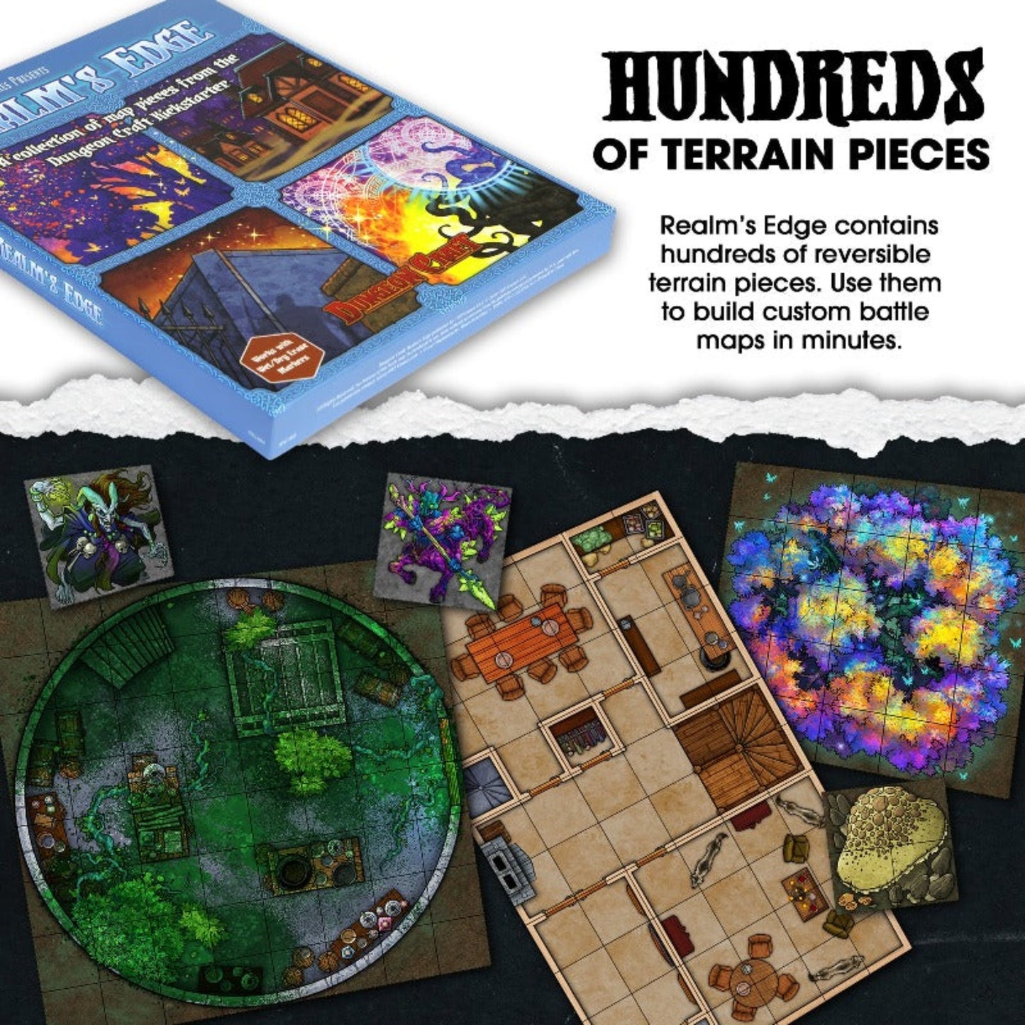 Dungeon Craft: Realms Edge | TTRPG Terrain Map Titles