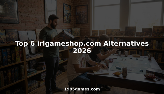 Gamers browsing tabletop store alternatives