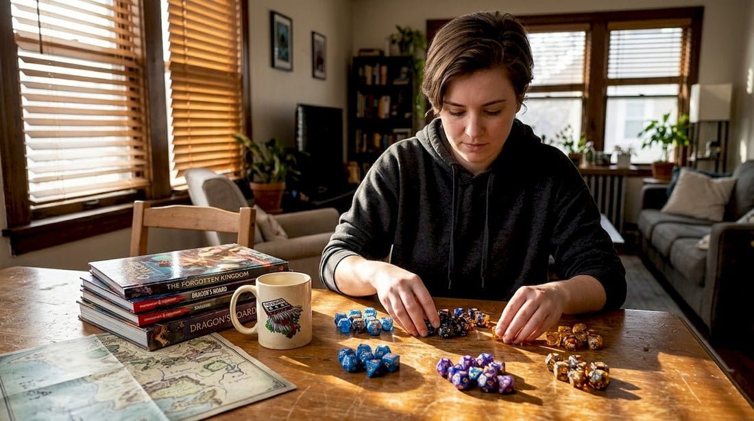 Collector sorting unique resin dice sets