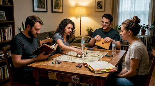 Players using props in D&D session