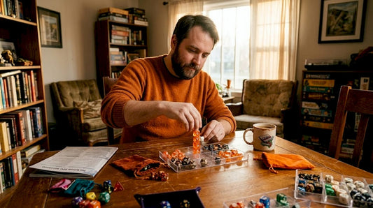 Sorting vintage and modern dice sets