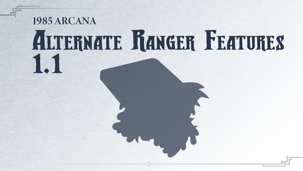 1985 Arcana Alternate Ranger Features 1.1