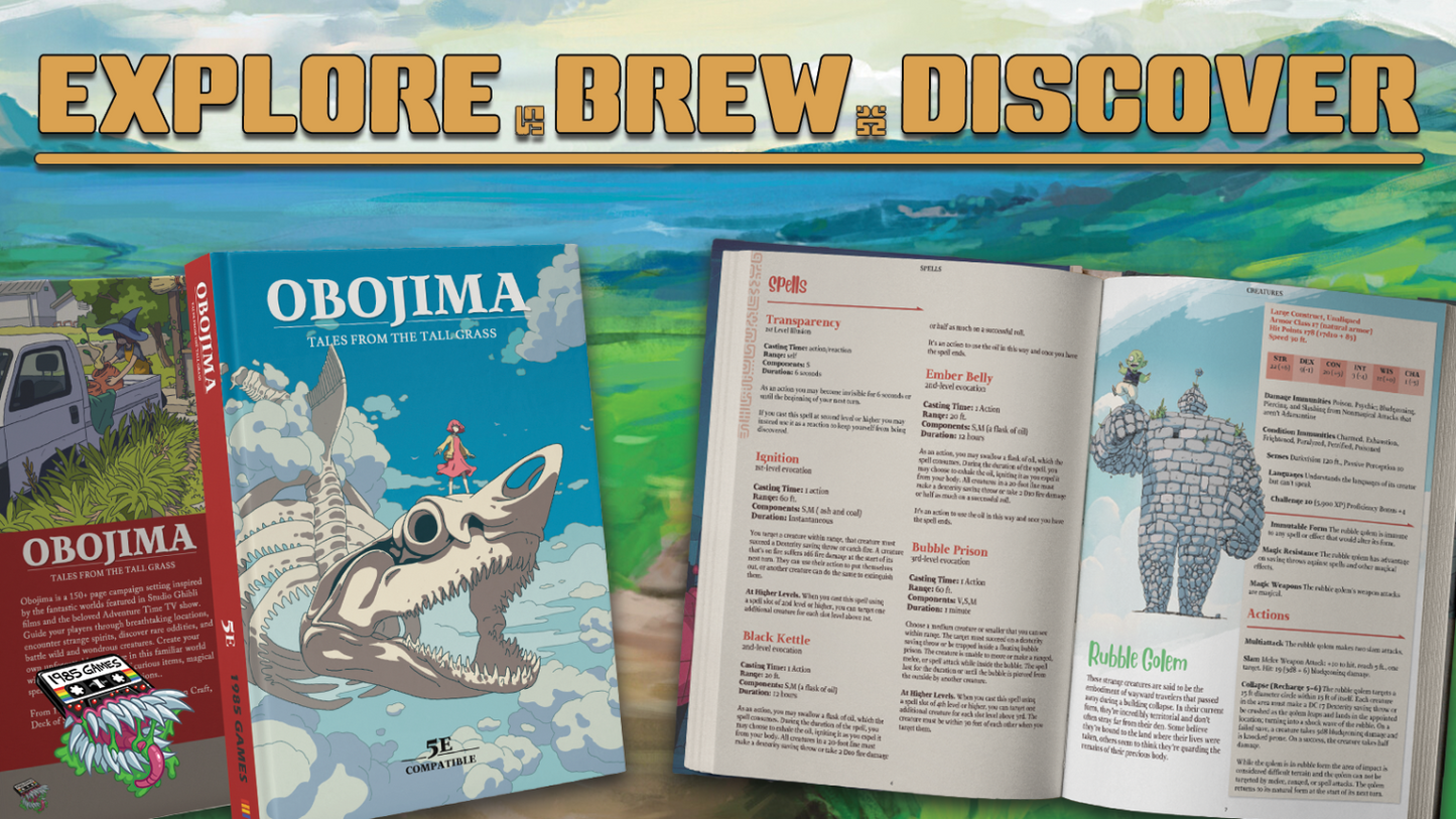 Obojima: The D&D Campaign Setting Inspired by Studio Ghibli & Legend of Zelda!