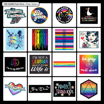 Pride Mystery Dice - 1985 Games x Daniel Quasar Collaboration