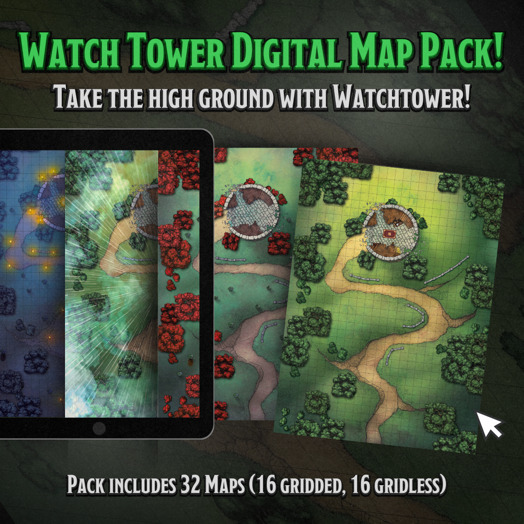 Watchtower: Digital TTRPG Map Pack