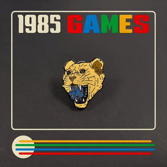 Pin: D20 Lion - 1985 Games