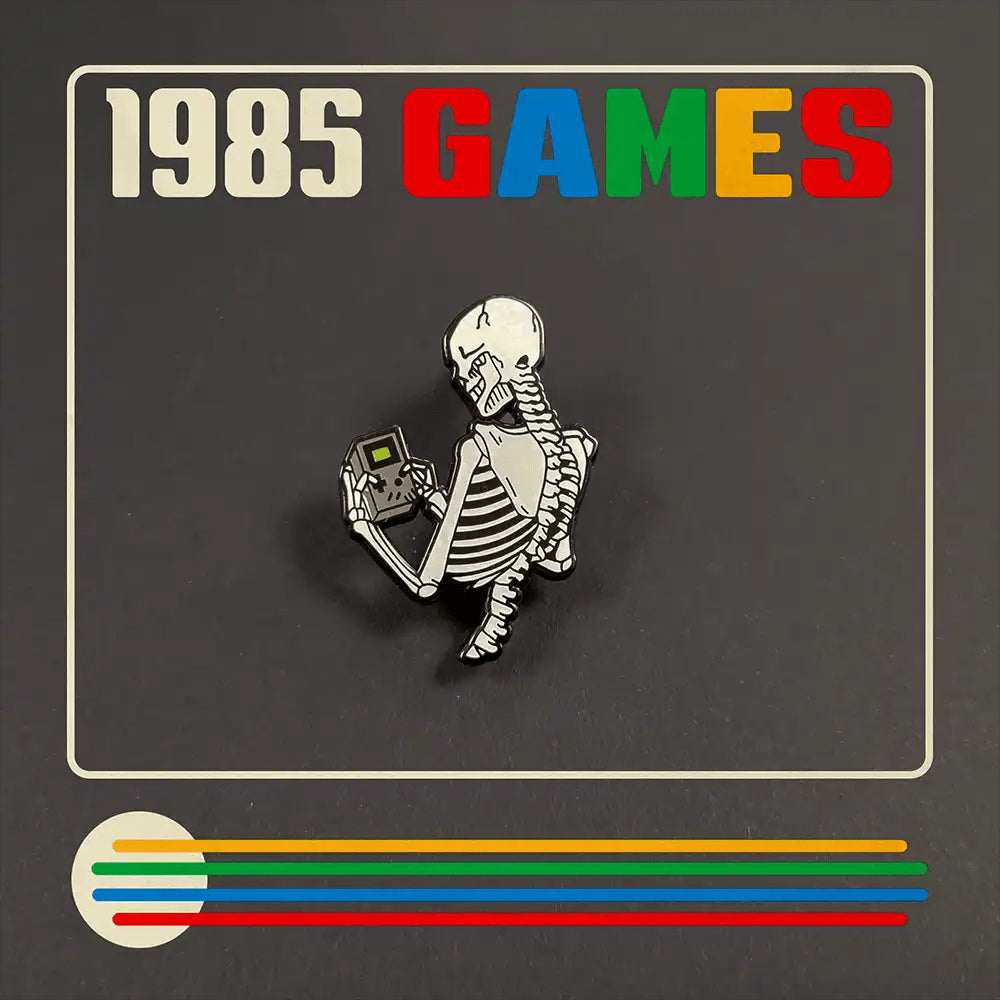 Pin: Skeleton Gameboy Enamel Pin