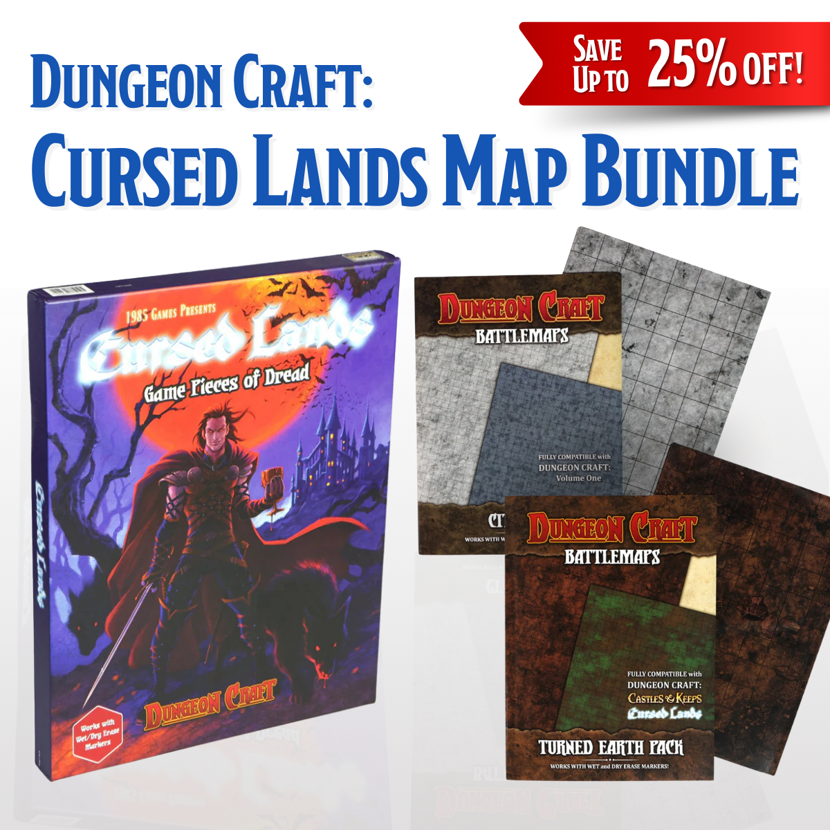 Dungeon Craft: Cursed Lands Map Bundle