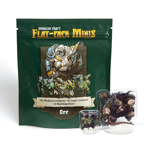 Flat Pack Miniatures Orc Party