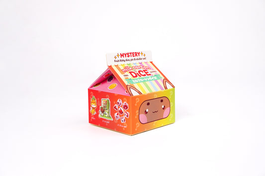 Milk Carton Mystery Dice 12 PACK – ALL 12 Cute Fruit Kawaii Cat Designs in one case