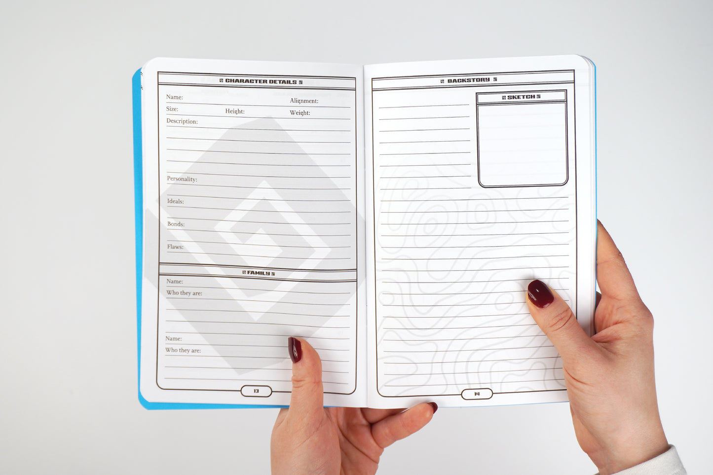 Obojima Player’s Journals 3-Pack Blue