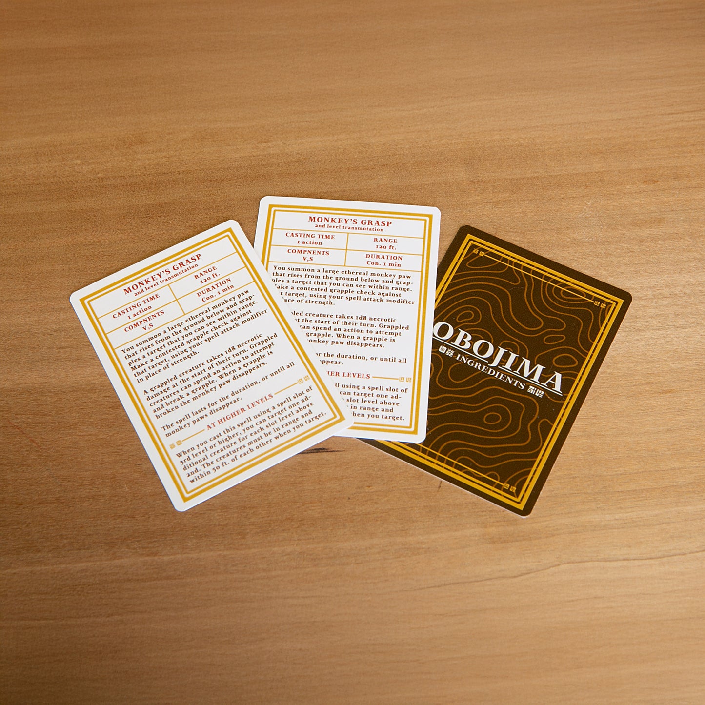 Spell Deck - 50 New Spells from Obojima