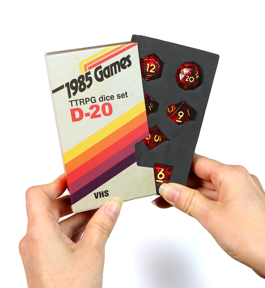 VHS Dice: Ruby Red
