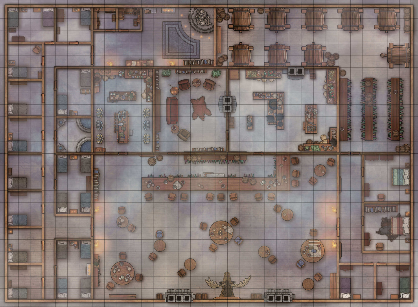 Giant Tavern: Digital TTRPG Map Pack