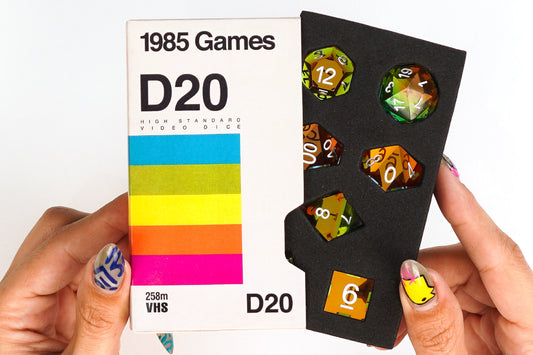 VHS Sharp Edge Dice - Rainbow Bright