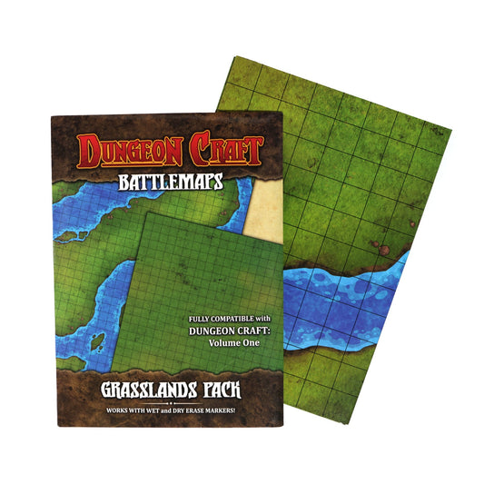 BattleMap: Grasslands | TTRPG Terrain Battle Map