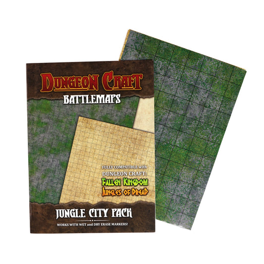 BattleMap: Jungle City | TTRPG Terrain Battle Map