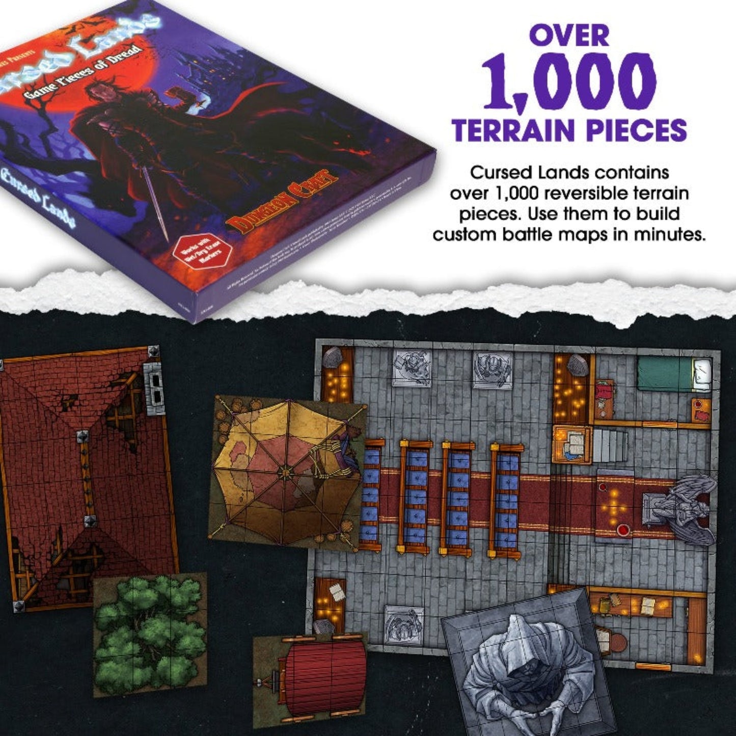 Dungeon Craft: Cursed Lands Map Bundle