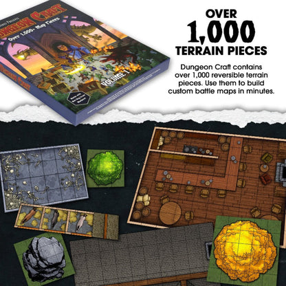 Dungeon Craft: Volume 1 | TTRPG Terrain Map Titles