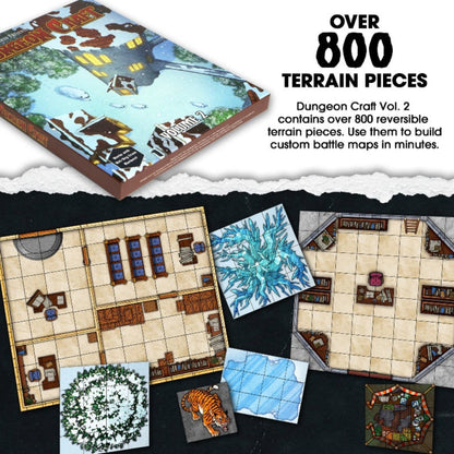 Dungeon Craft: Volume 2 | TTRPG Terrain Map Titles