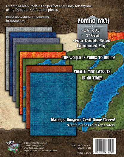 Battle Map Kit BattleMap: City | TTRPG Terrain Battle Map – 1985 Games