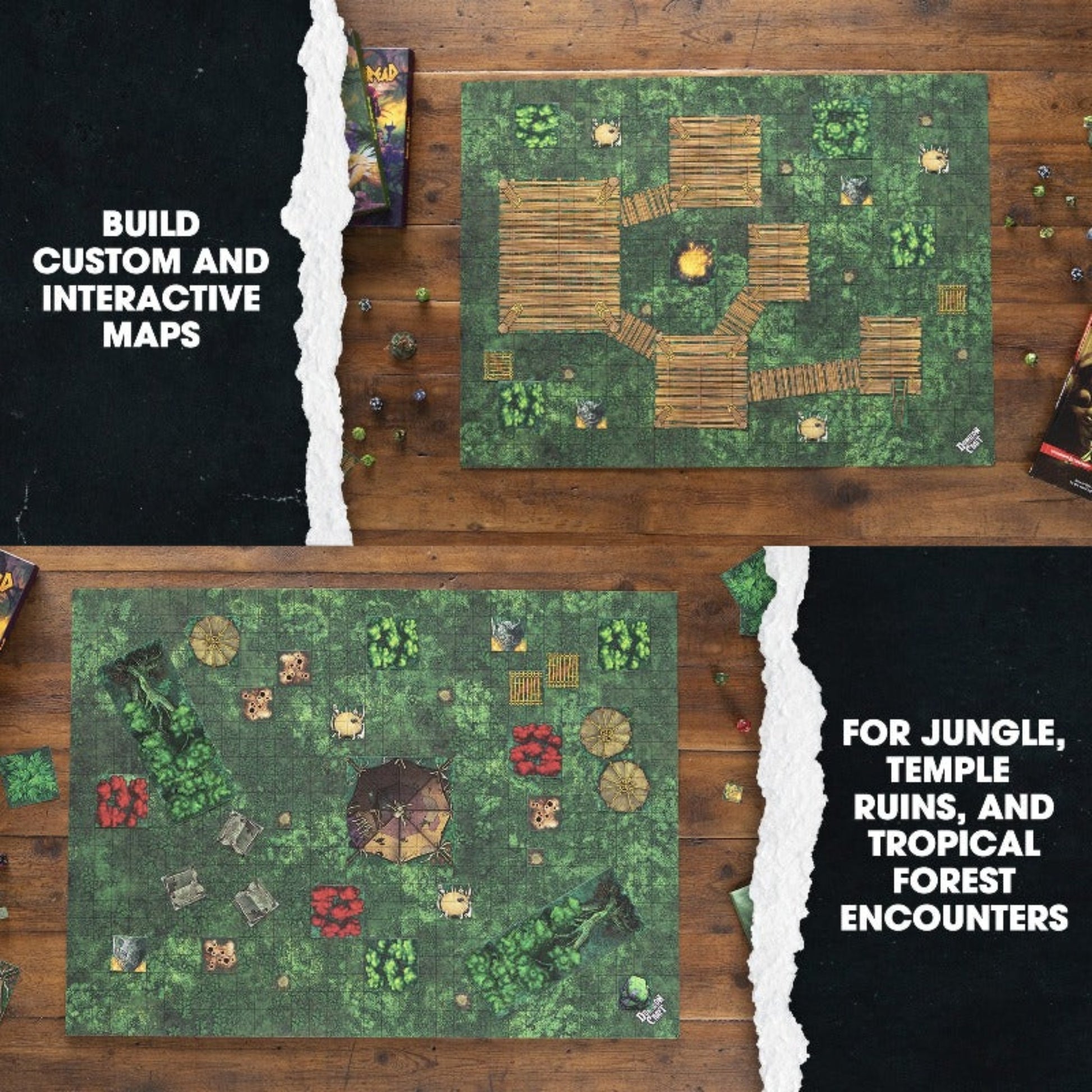 Dungeon Craft: Fallen Kingdom | TTRPG Terrain Map Titles
