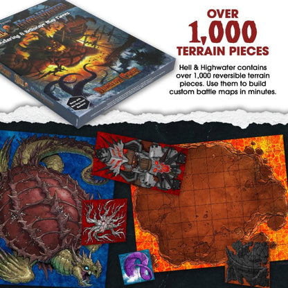 Dungeon Craft: Hell & Highwater | TTRPG Terrain Map Titles
